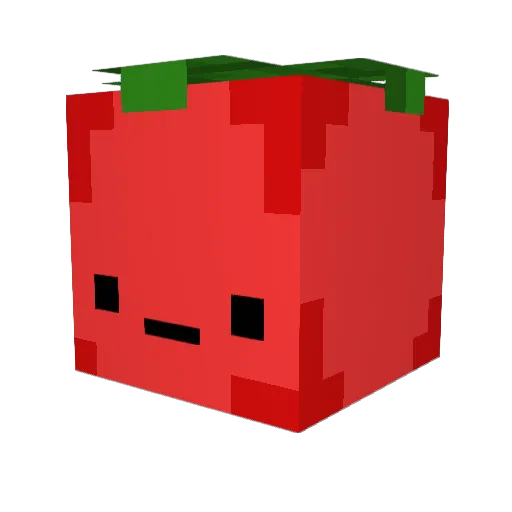 LukxsD Minecraft avatar head, 3D render