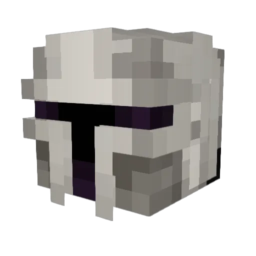 LukytheFool Minecraft avatar head, 3D render