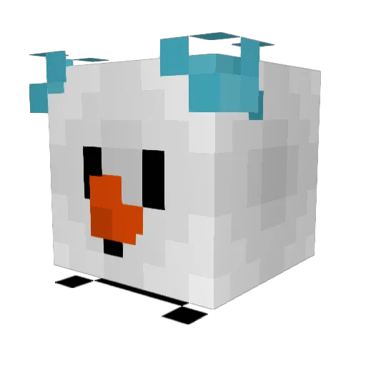 Lukz_xD Minecraft avatar head, 3D render