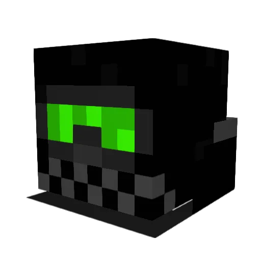 LulAlexbb Minecraft avatar head, 3D render