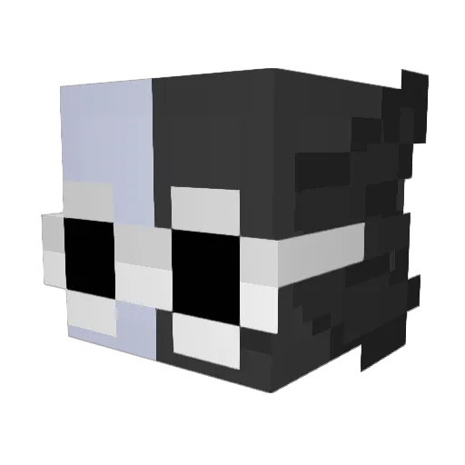 Lulu_Zoolander Minecraft avatar head, 3D render