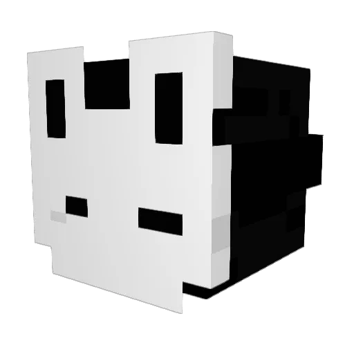 Lulubel16 Minecraft avatar head, 3D render