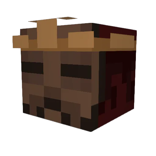 Lum_1 Minecraft avatar head, 3D render