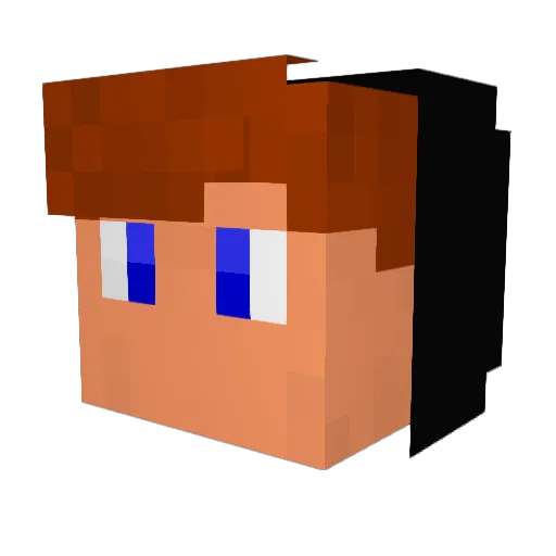 LumatDR Minecraft avatar head, 3D render