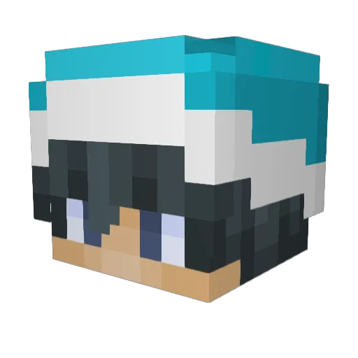 LumberJack_Fin Minecraft avatar head, 3D render