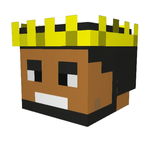 LumberjackTim Minecraft avatar head, 3D render