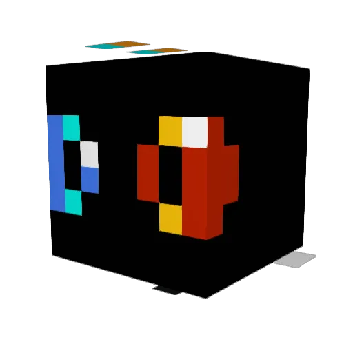 Lumbspk Minecraft avatar head, 3D render