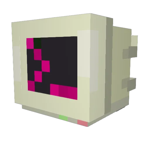 LumeCryptid Minecraft avatar head, 3D render