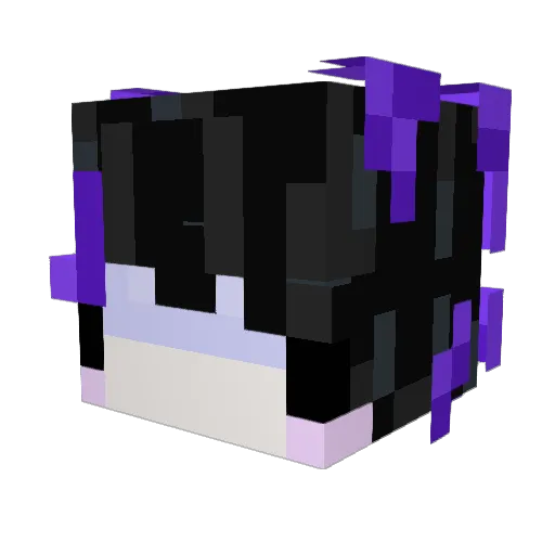 Lumek_ Minecraft avatar head, 3D render