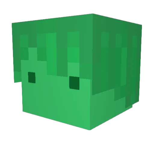 Lumen30 Minecraft avatar head, 3D render