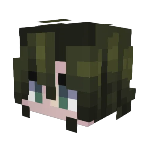 Lumen4k Minecraft avatar head, 3D render
