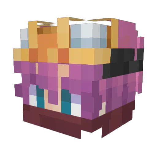 Lumeos713 Minecraft avatar head, 3D render