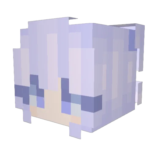 LumiAbi Minecraft avatar head, 3D render