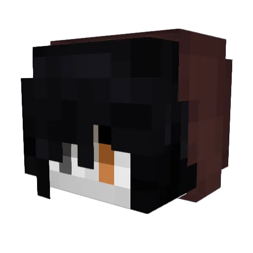 Lumi_ere Minecraft avatar head, 3D render