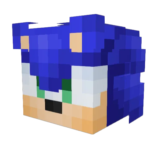 LuminaraNova Minecraft avatar head, 3D render