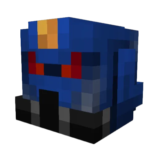 Luminatus2 Minecraft avatar head, 3D render