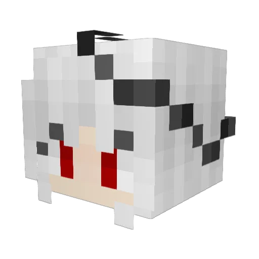 LuminousMist Minecraft avatar head, 3D render