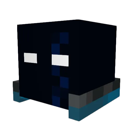 Luminus98 Minecraft avatar head, 3D render