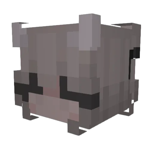 Lumity7937 Minecraft avatar head, 3D render