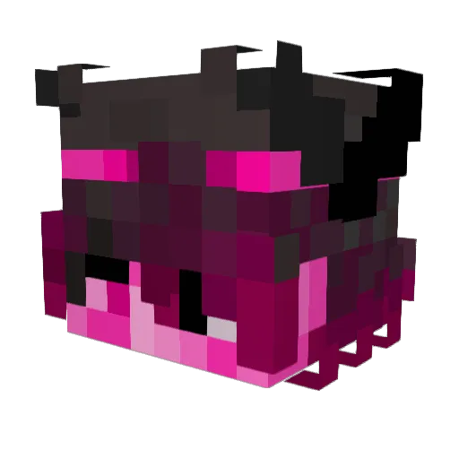 Lumixityy Minecraft avatar head, 3D render