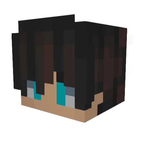 LumoGHG Minecraft avatar head, 3D render
