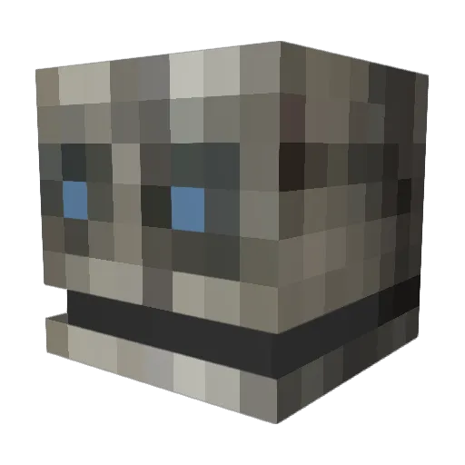 Lumosol Minecraft avatar head, 3D render