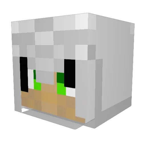 LumpigeFNA Minecraft avatar head, 3D render