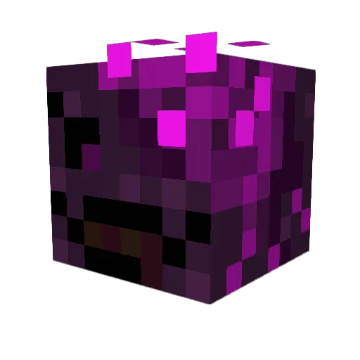 Lun2000 Minecraft avatar head, 3D render