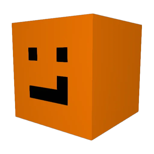 Lun4aa Minecraft avatar head, 3D render