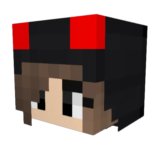 LunaIsSingle Minecraft avatar head, 3D render