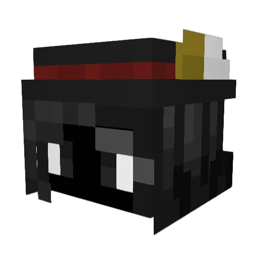 LunaMoon1025 Minecraft avatar head, 3D render