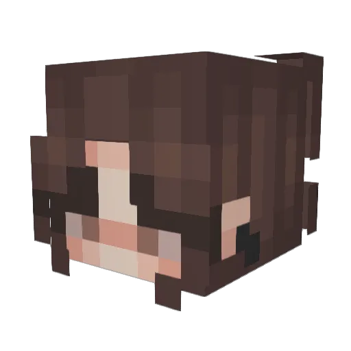 LunaSong84 Minecraft avatar head, 3D render