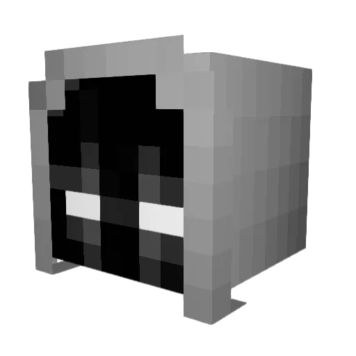 LunaTheAvali Minecraft avatar head, 3D render