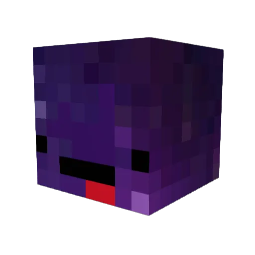 LunaYea Minecraft avatar head, 3D render