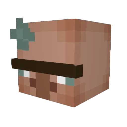 Luna_Flipz Minecraft avatar head, 3D render