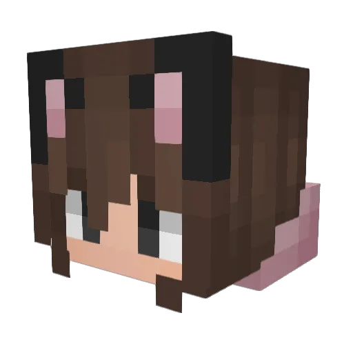 Luna_Ri Minecraft avatar head, 3D render