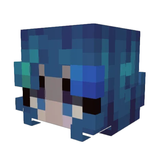 Luna_Ve Minecraft avatar head, 3D render