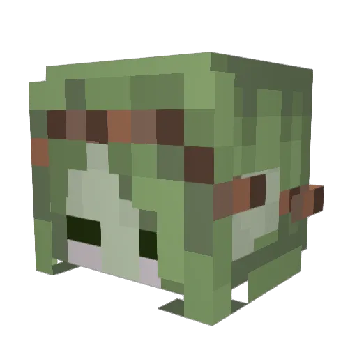 Luna_magicis Minecraft avatar head, 3D render