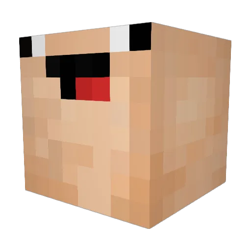 Lunaboyy124 Minecraft avatar head, 3D render