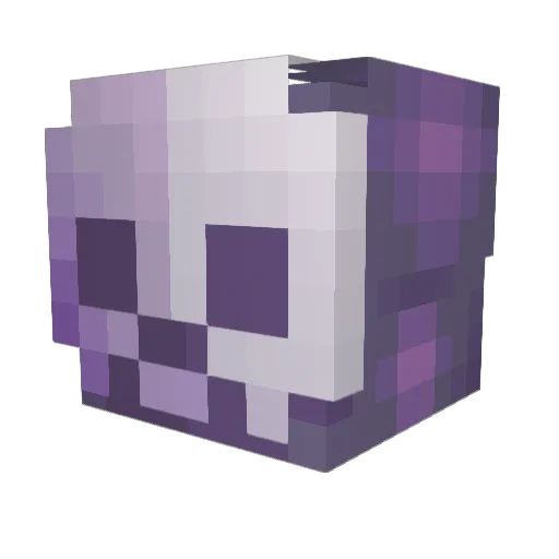Lunaekoi Minecraft avatar head, 3D render