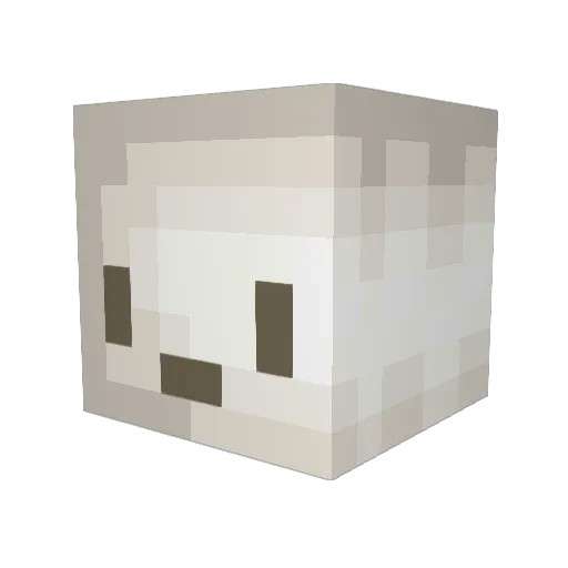 Lunalina_91 Minecraft avatar head, 3D render