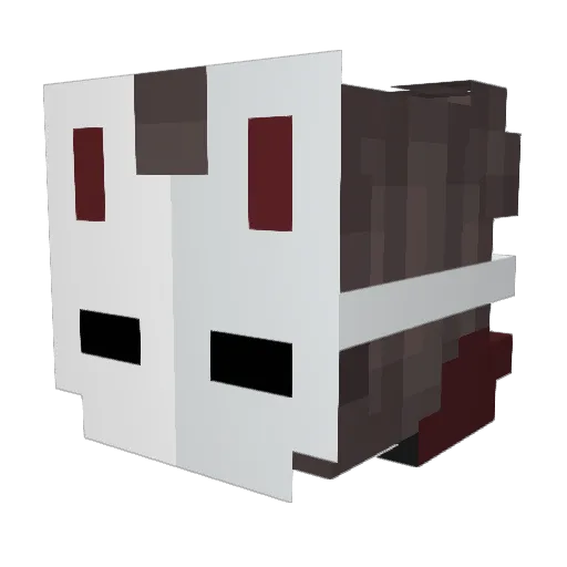 Lunar0341 Minecraft avatar head, 3D render