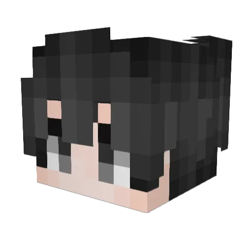 LunarCrag Minecraft avatar head, 3D render