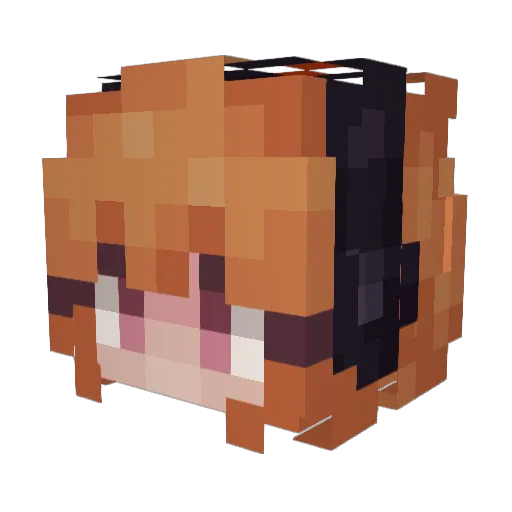 LunarEcho19 Minecraft avatar head, 3D render