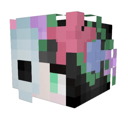 LunarEclipse16 Minecraft avatar head, 3D render