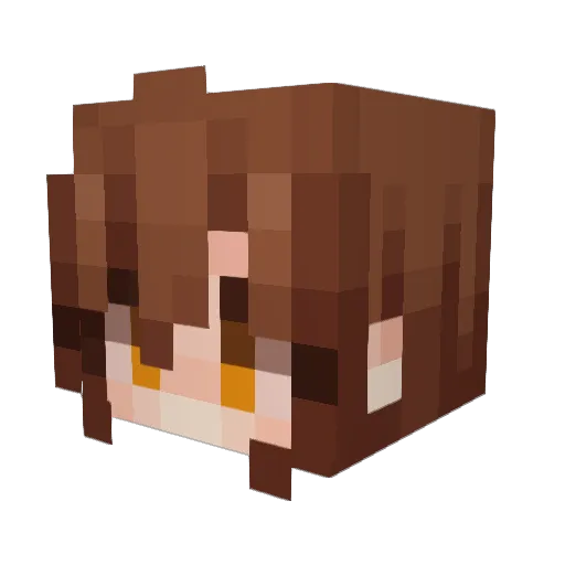 LunarEclispse Minecraft avatar head, 3D render