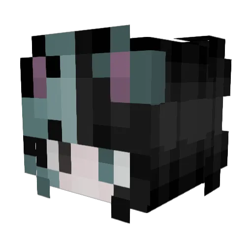 LunarExists_ Minecraft avatar head, 3D render