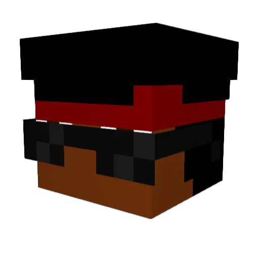 LunarJari Minecraft avatar head, 3D render