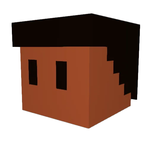 LunarKale Minecraft avatar head, 3D render