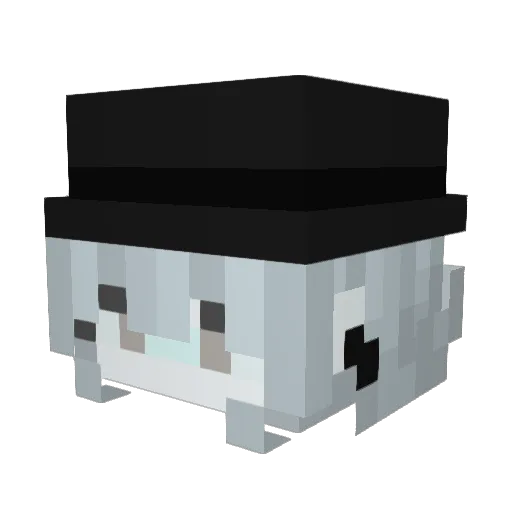 LunarMoonSlayer Minecraft avatar head, 3D render